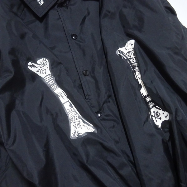 美品】WTAPS ダブルタップス コーチジャケット M ブラック 黒 BONES