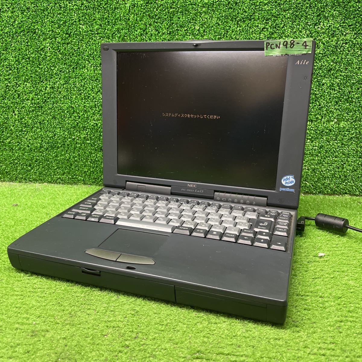 PCN98-4 激安 PC98 ノートブック NEC PC-9821La13/S14 通電、起動OK ジャンク_画像1