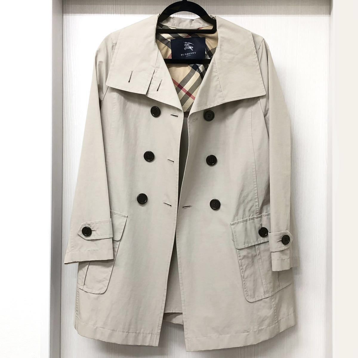 美品 BURBERRY LONDON バーバリー ロンドン トレンチコート B1A07 744