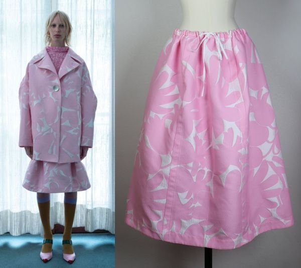 何でも揃う スカート フレア ジャガード マルニ marni 19SS 38 b5152