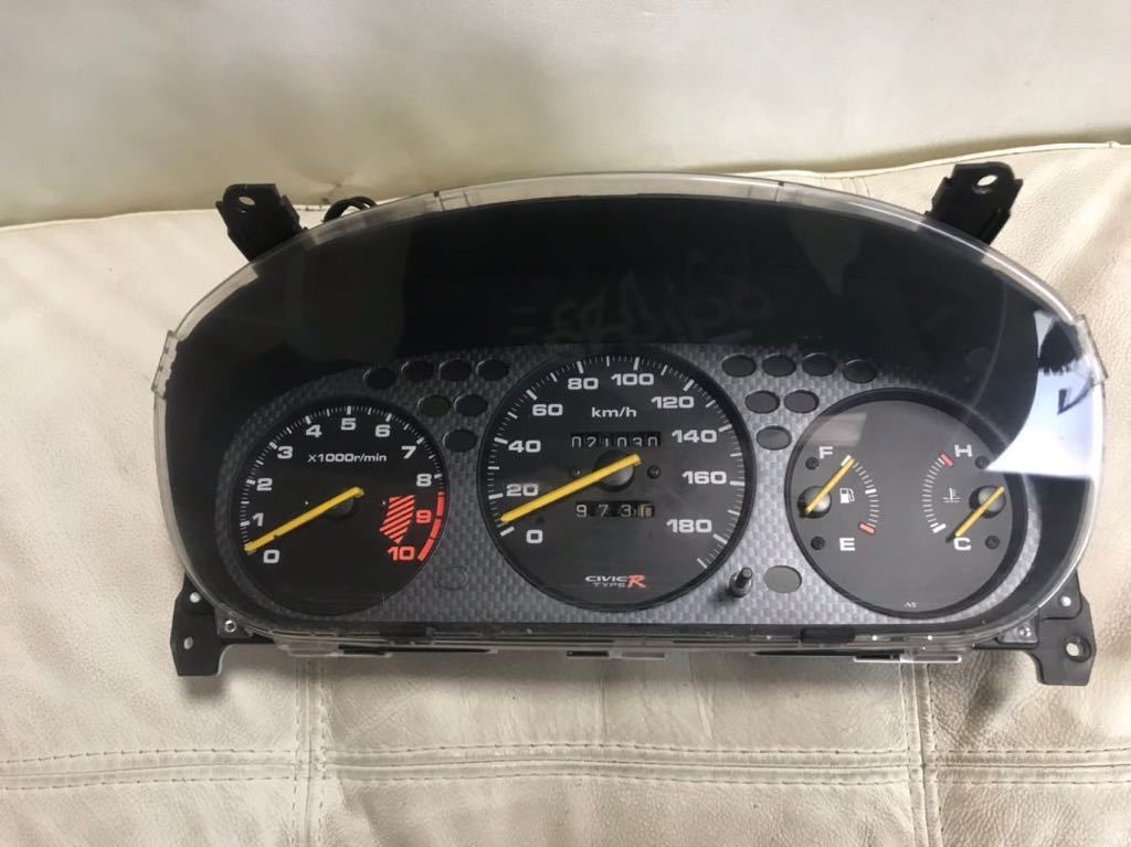 EK9 シビック タイプR 後期 純正 コンビネーション メーター スピード