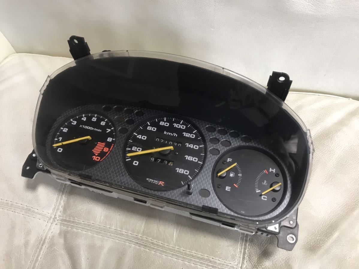 EK9 シビック タイプR 後期 純正 コンビネーション メーター スピード