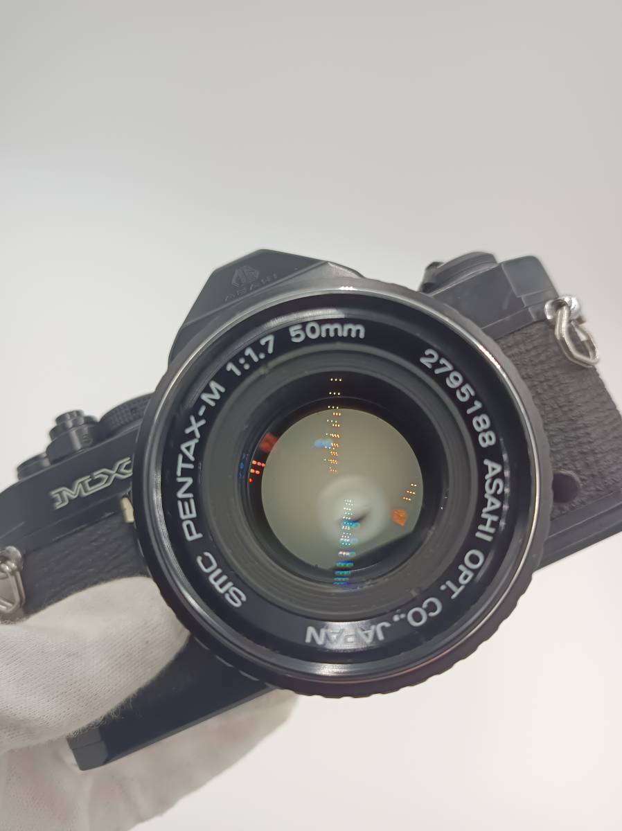 ASAHI PENTAX MX アサヒ ペンタックス SMC PENTAX-M 1：1.7 50mm 一眼レフフィルムカメラ シャッター切れます！ 