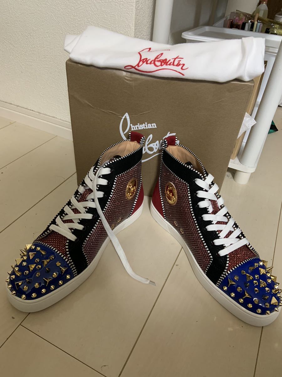 迅速な対応で商品をお届け致します 新品未使用 ルブタンのハイカット
