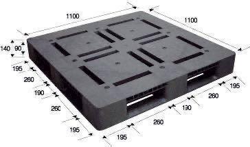 【滋賀から発送】新品 強化 樹脂パレット 1100×1100×140 10枚セット　19_画像2