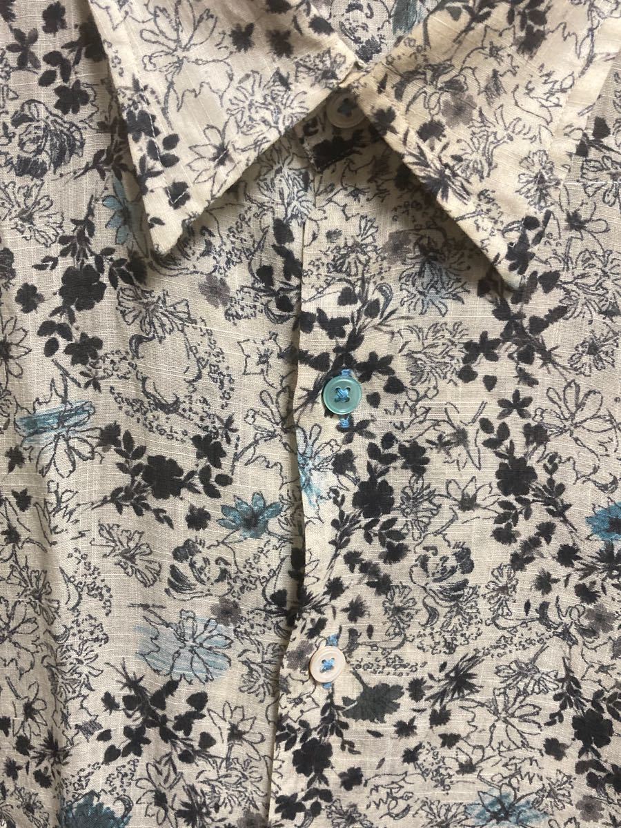 オシャレ】ポールスミス コレクション 総柄 半袖シャツ 花柄