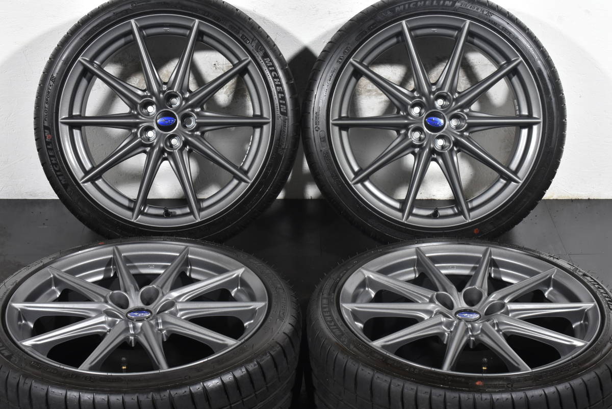 ☆スバル 新型 ZD8 BRZ S☆純正 18インチ☆PCD100 7.5J +48