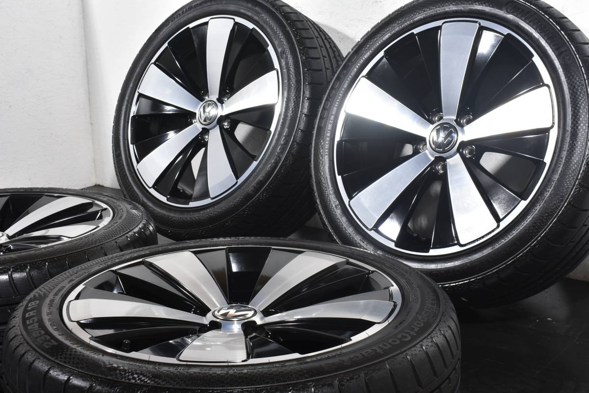 ☆VW フォルクスワーゲン ザ・ビートル ターボ☆純正 18インチ☆PCD112 8J +48☆コンチネンタル コンチスポーツコンタクト3☆235/45R18☆ 5