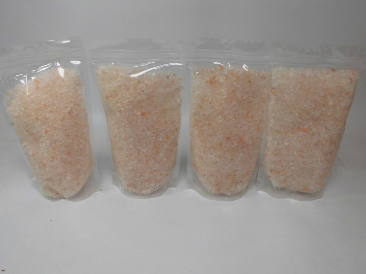 [1kg×4 sack set ] bathing for rock salt i Ran /peru car rock salt light pink 