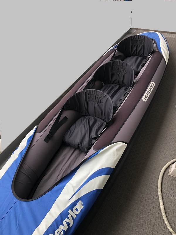 3人乗りインフレータブルカヤック セビラー ハドソン 用具一式セット