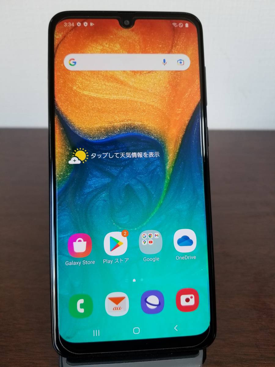 最高級 訳あり特価 Galaxy A30 Black 64 GB SIMロック解除済み
