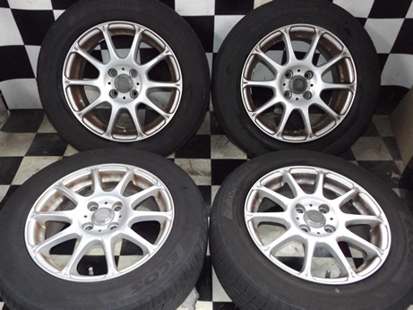 185/65R15 カローラ フィールダー フリード ノート ティーダ 15×6J 50