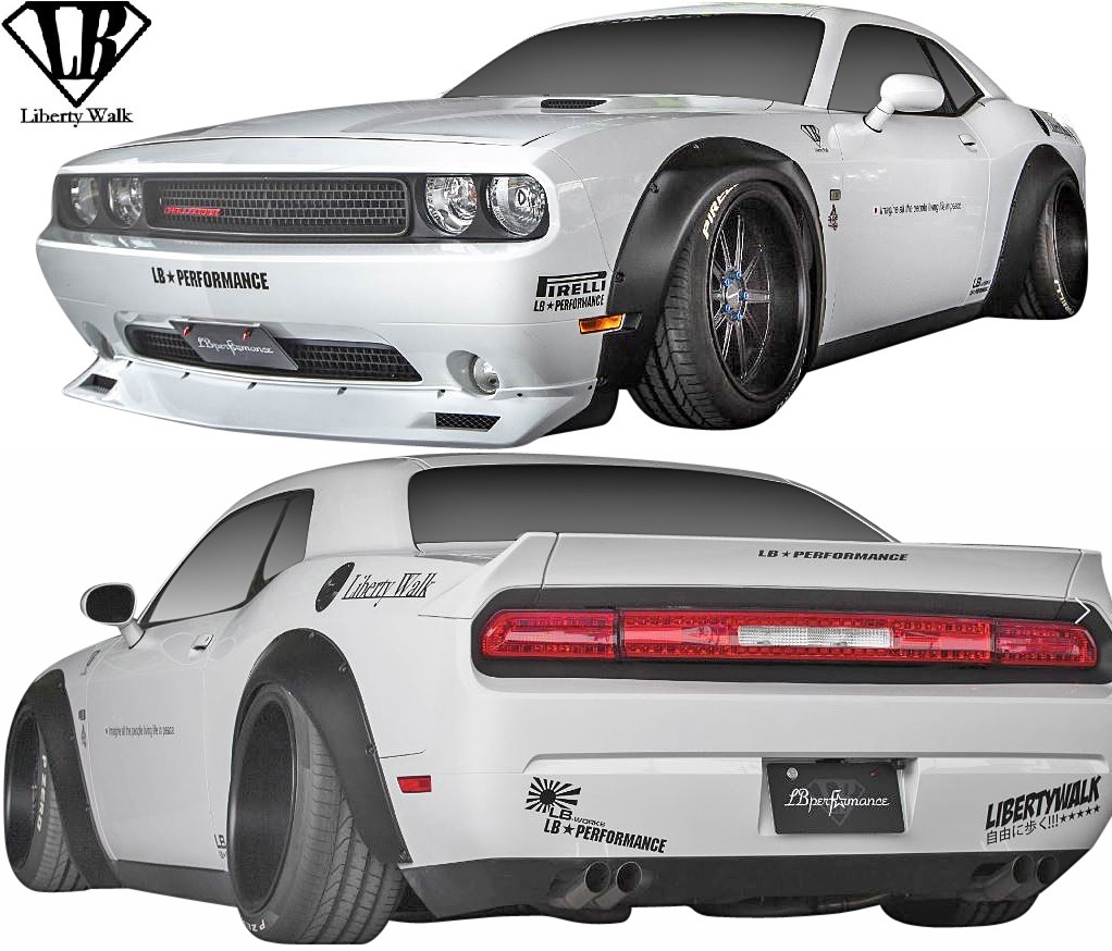Dodge チャレンジャー フロントバンパー リップスポイラー サイド