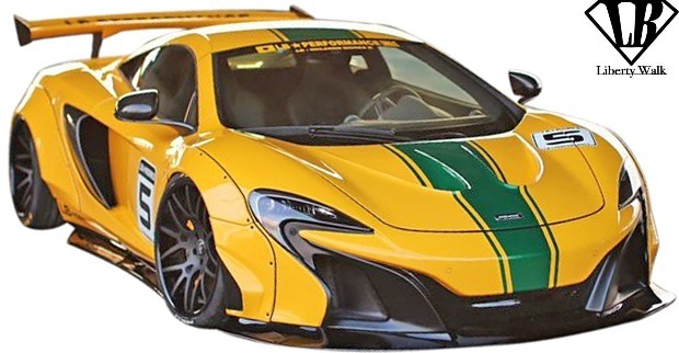 【M's】Mclaren 650S (2014y-2018y) Liberty Walk LB-WORKS コンプリートボディキット 6点／／FRP製 マクラーレン リバティーウォーク_画像7