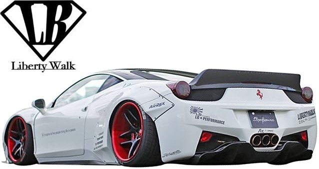 【M's】フェラーリ 458 (2009y-2015y) Liberty Walk LB-WORKS コンプリートボディキット 5点(L-type)／／カーボン+FRP リバティーウォーク_画像4