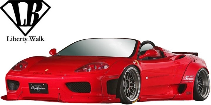 【M’s】Ferrari 360modena/Spider(99y-05y)LB-WORKS リアウイング Ver.2／／FRP フェラーリ360 ウイング Liberty Walk リバティーウォーク_画像9