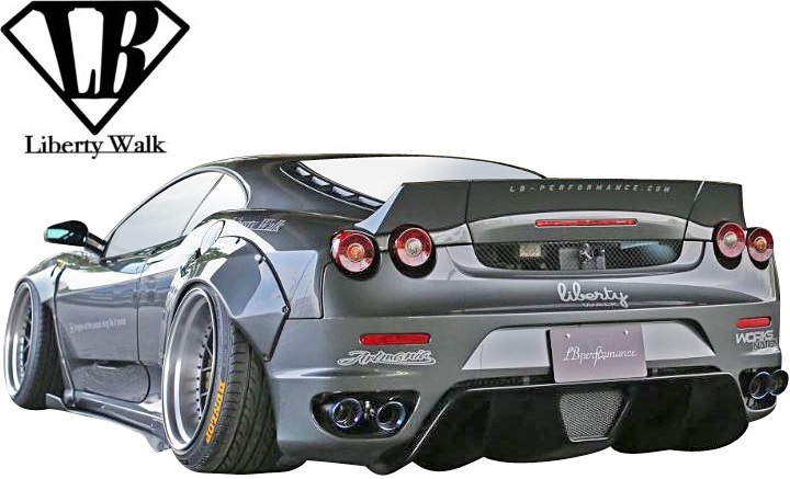 【M’s】フェラーリF430 (2004y-2009y) Liberty Walk LB-WORKS リアディフューザー／／FRP エアロ リバティーウォーク ディフューザー_画像1