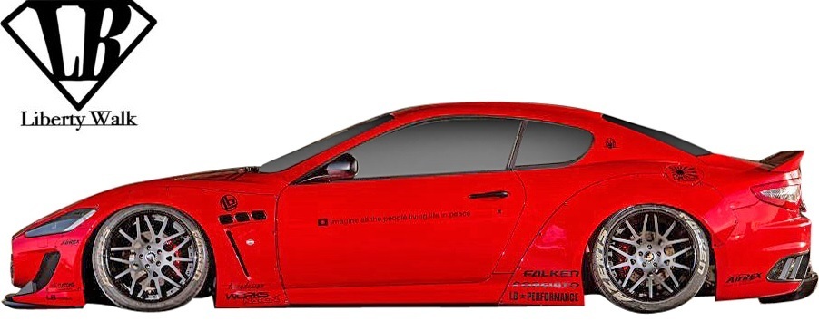 【M’s】マセラティ グランツーリズモ MC ストラダーレ (2011y-) Liberty Walk LB カーボン リヤウイング Ver.2 / CFRP リバティーウォーク_画像6