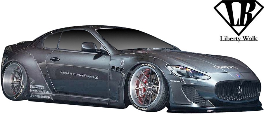 【M’s】マセラティ グランツーリズモ MC ストラダーレ (2011y-) Liberty Walk LB カーボン リヤウイング Ver.2 / CFRP リバティーウォーク_画像7