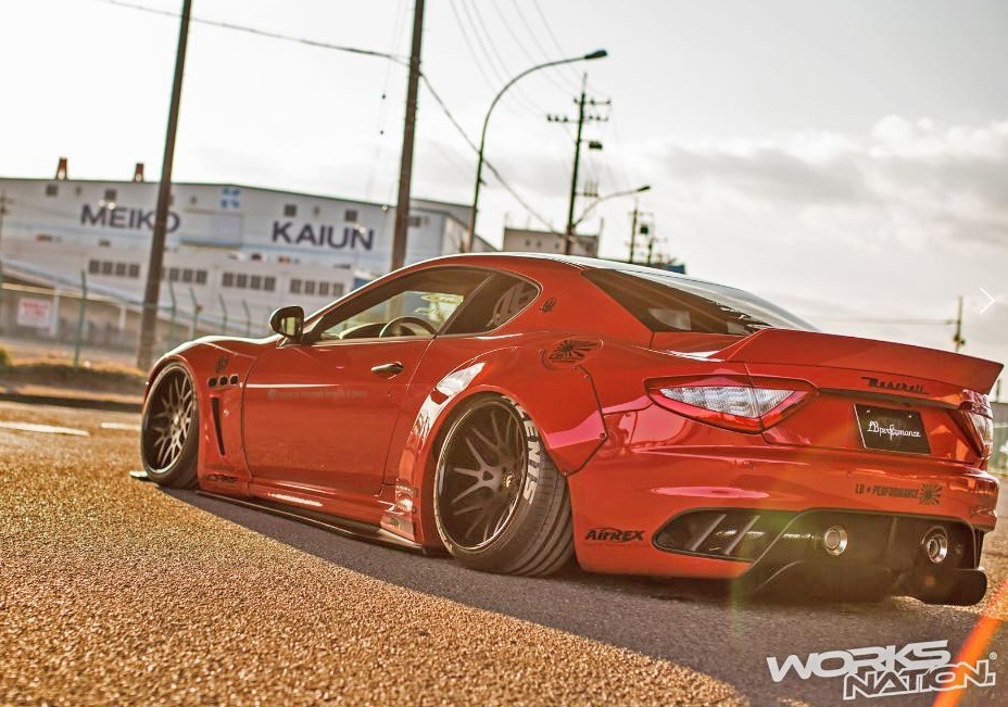 【M’s】マセラティ グランツーリズモ MC ストラダーレ (2011y-) Liberty Walk LB カーボン リヤウイング Ver.2 / CFRP リバティーウォーク_画像9
