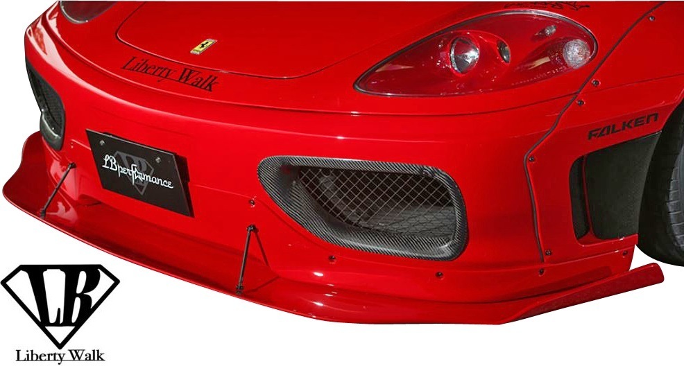 【M’s】Ferrari 360modena/Spider (1999y-2005y) LB-WORKS Ver.2 エアロキット 5P//FRP フェラーリ360 Liberty Walk リバティーウォーク_画像8