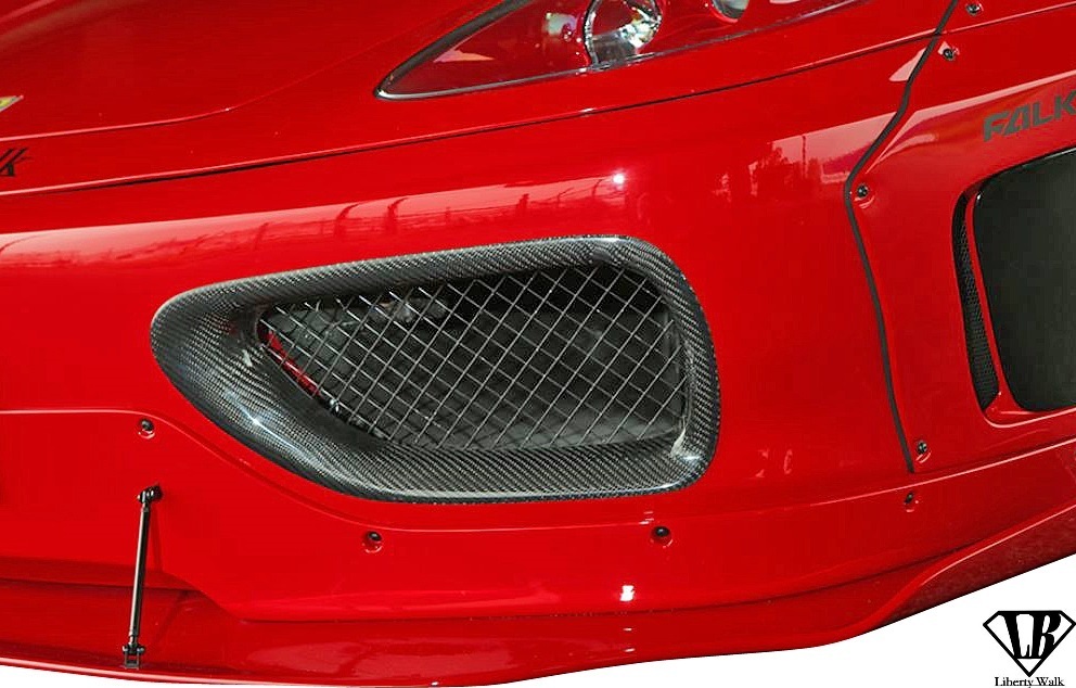 【M’s】Ferrari 360modena/Spider (1999y-2005y) LB-WORKS Ver.2 エアロキット 5P//FRP フェラーリ360 Liberty Walk リバティーウォーク_画像9
