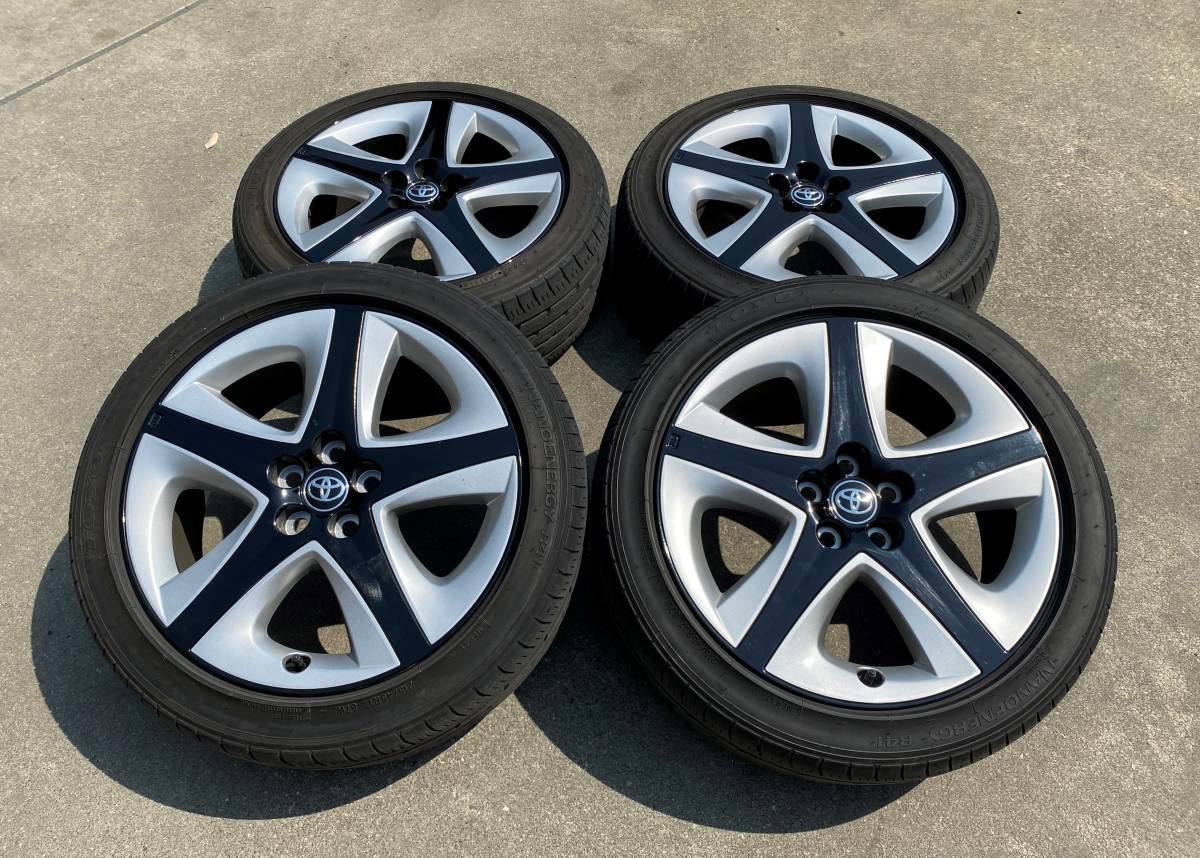 美品! バリ山! トヨタ 50系 プリウス ツーリング 純正 アルミ ホイール