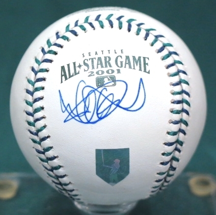 MS】イチロー直筆サイン初出場2001年オールスターMLB公式ボール! 検