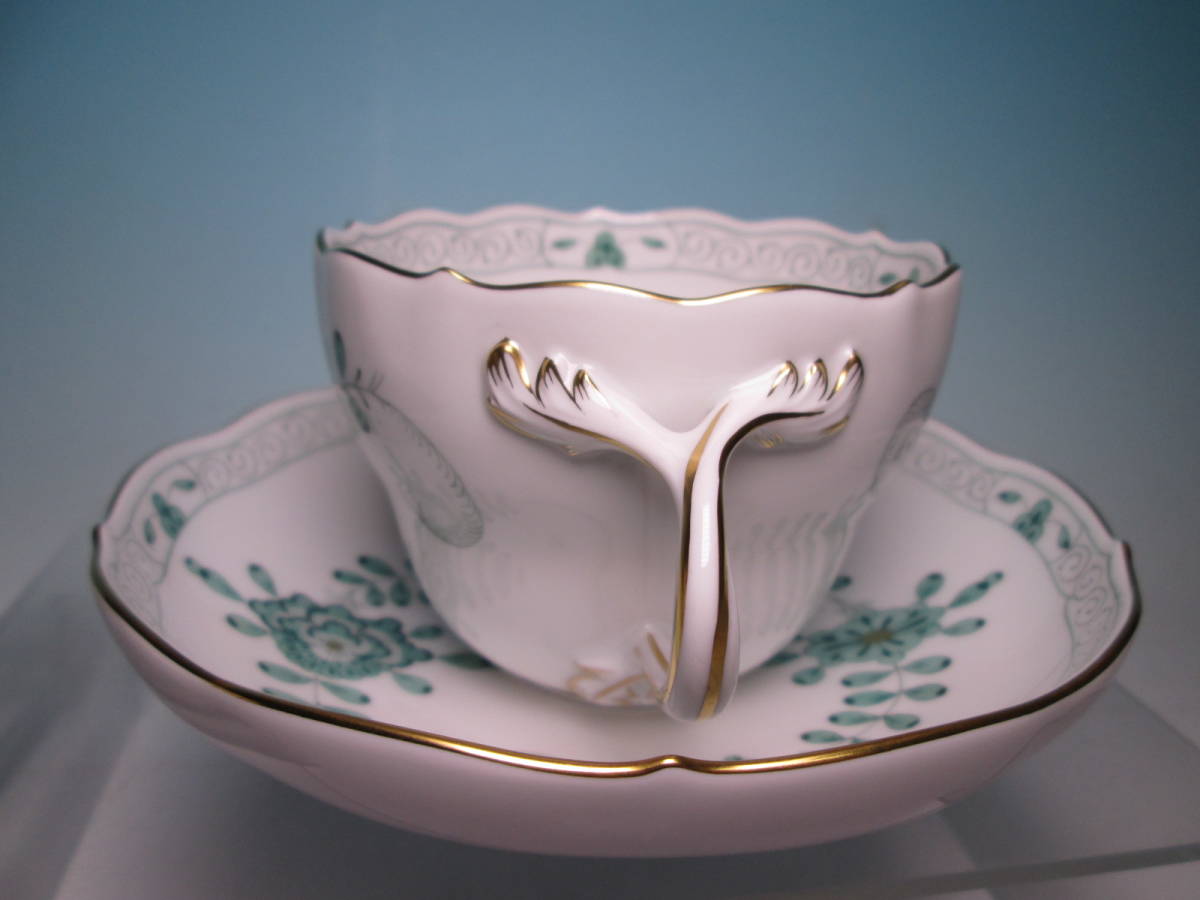 ☆Meissen マイセン インドの華 金彩カップ&ソーサー 箱無し ☆Meissen マイセン インドの華 金彩カップ&ソーサー 箱無し
