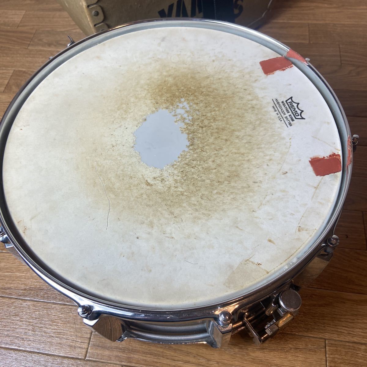 YAMAHA SD-965M スネアドラム Pearl ハードケース アンティーク ヴィンテージ ヤマハ ドラム スネア