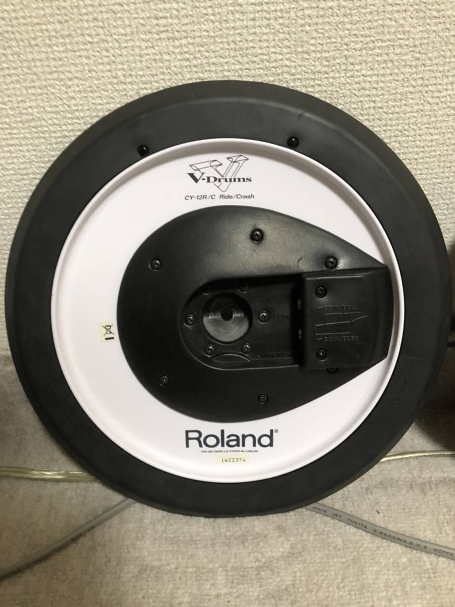 Roland CY-12R/C 2枚 電子ドラム クラッシュライドシンバル www.lram