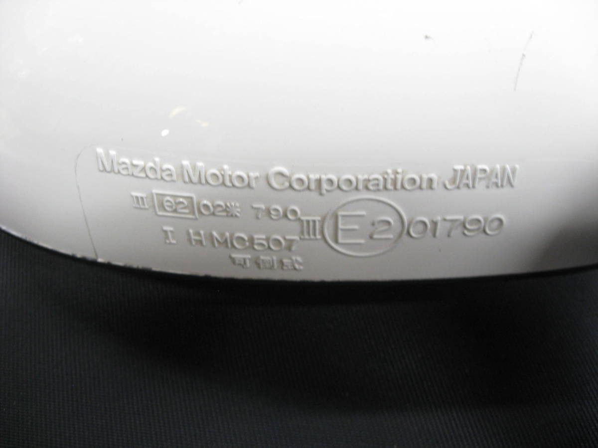  side mirror white PT car -stroke white left right set Eunos Mazda Roadster NA new car removing . storage 