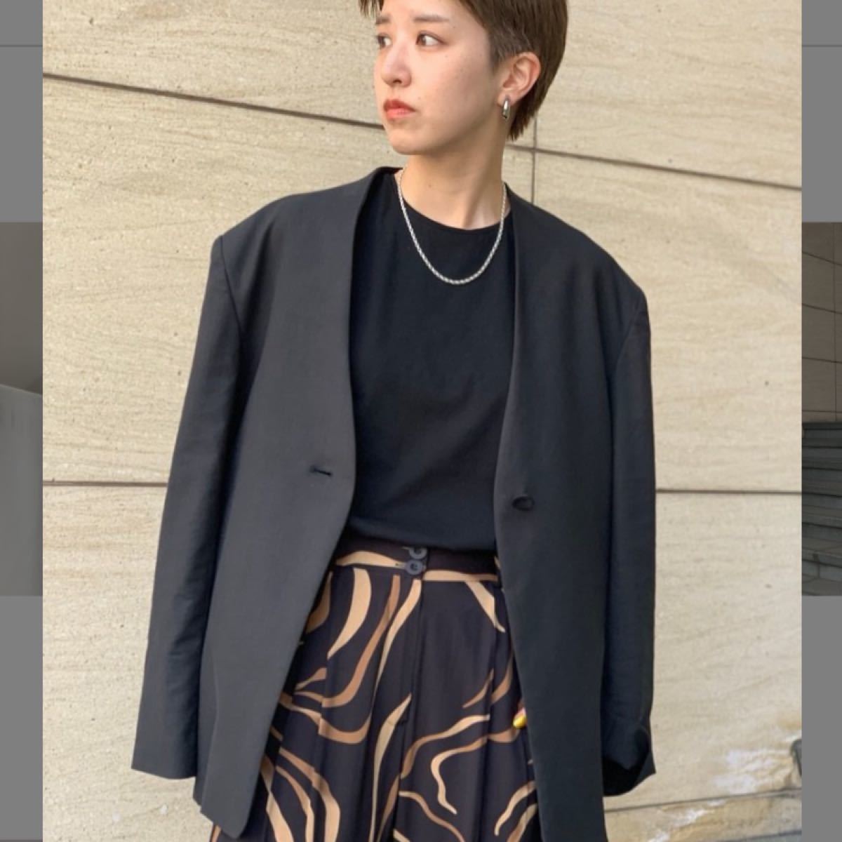 Dobby Linen Jacket ブラック 38 | yachaqs.com