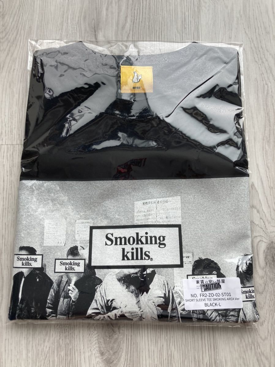 FR2×ZOZOZO 家賃の安い部屋 コラボ SHORT SLEEVE TEE SMOKING AREA Ver