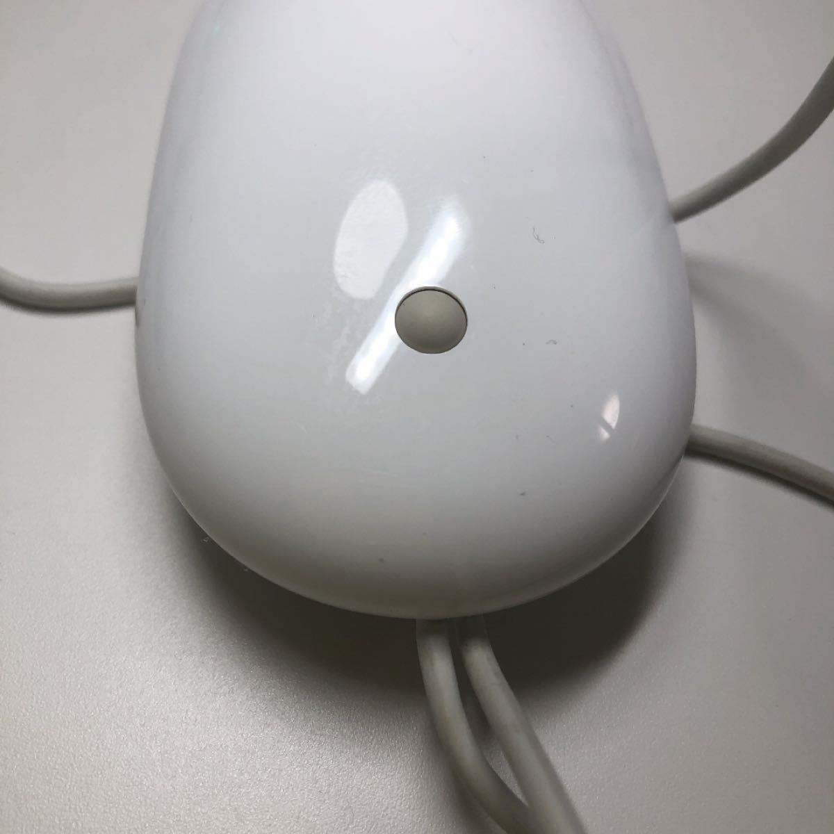★apple 純正 有線USBマウス A1152 中古動作品 Apple Mighty Mouse Mac マイティマウス