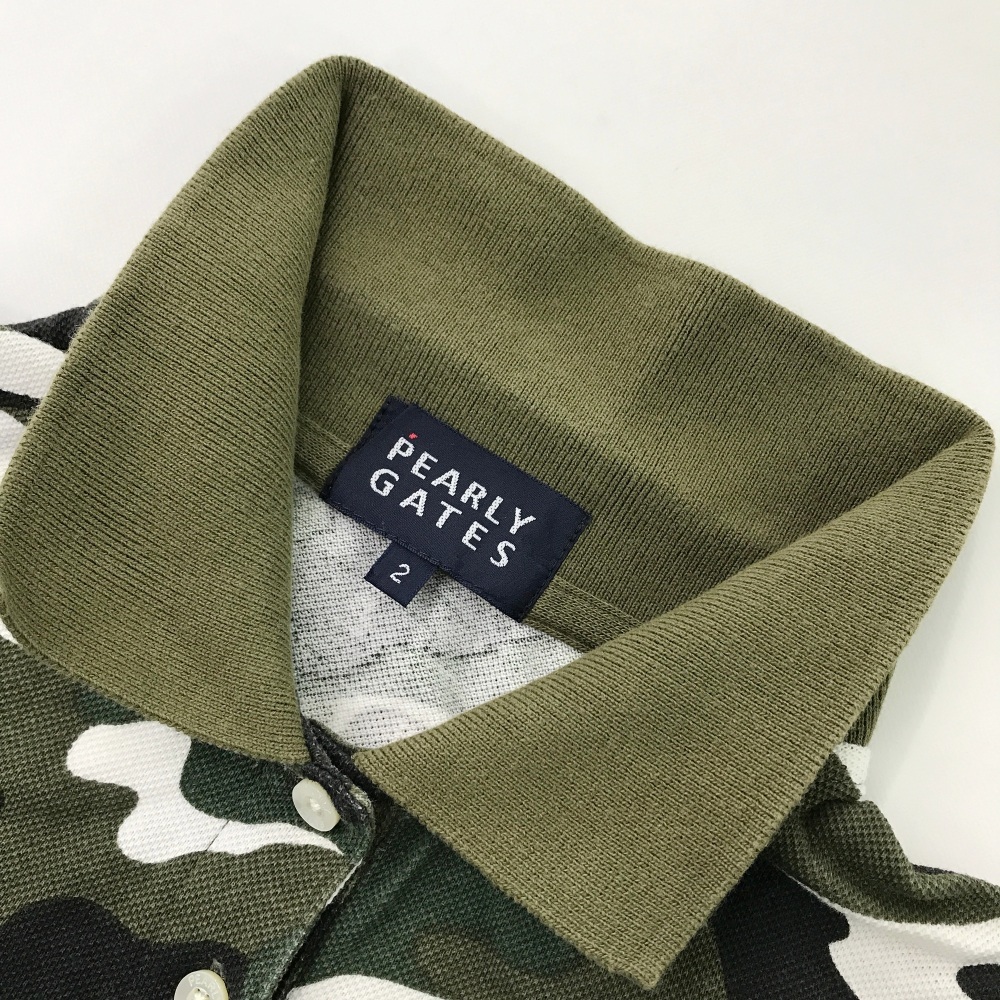安いお得 ヤフオク! - PEARLY GATES パーリーゲイツ 半袖ポロシャツ ワ... 大得価国産