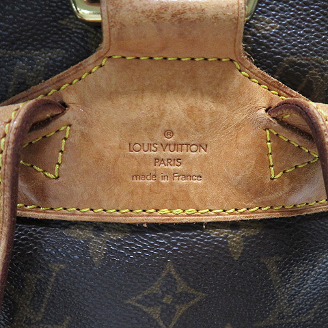 【1円】LOUIS VUITTON ルイ ヴィトン SP1909/M51136 モンスリMM リュックサック モノグラム柄 ブラウン系 [240001693057]【中古】_画像7