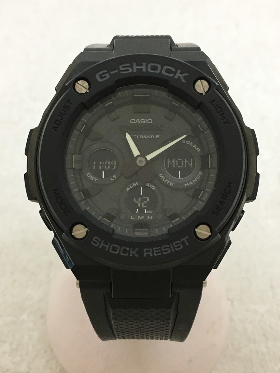 限定版 CASIO◆ソーラー腕時計・G-SHOCK/デジアナ/電波 GST-W300G-1A1JF G-STEEL その他