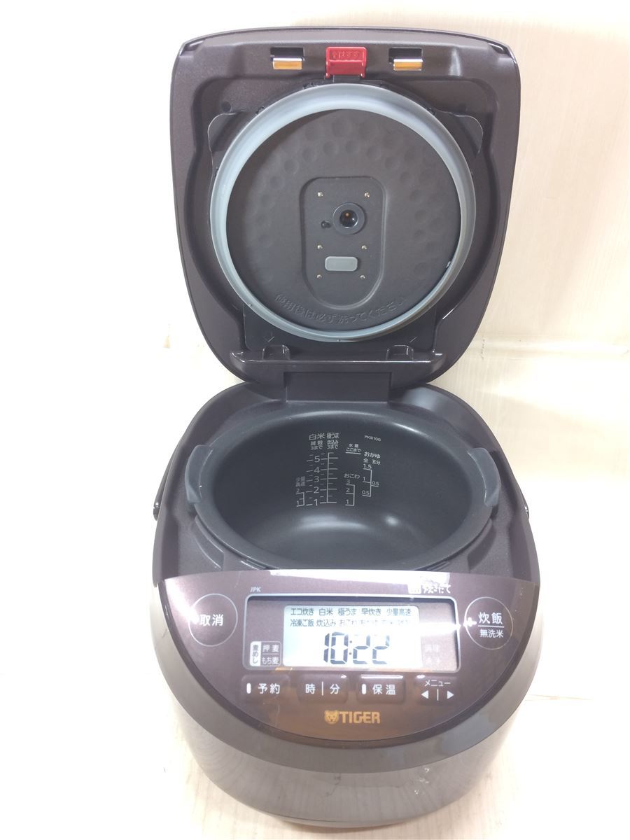 新作100%新品 ヤフオク! - TIGER 炊飯器/炊飯ジャー/圧力IH/5.5合炊き/炊き... 最安値100%新品