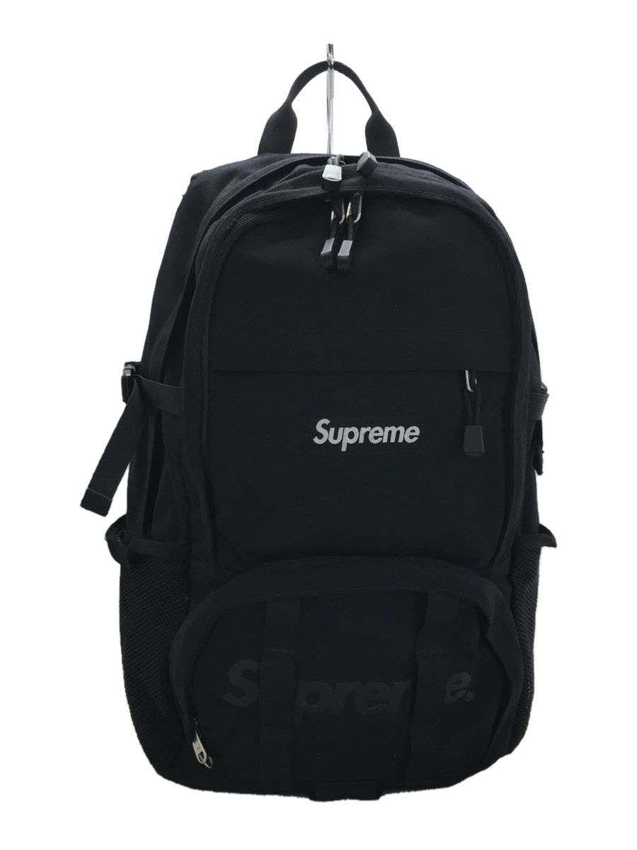 Supreme 15SS 新しい季節 backpack 55%OFF リュック PVC プリントロゴ バッグ プリント BLK BOXLOGO