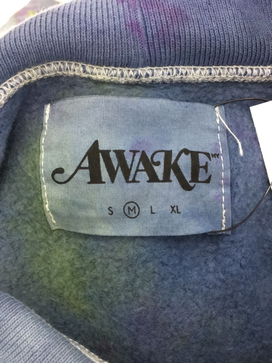 正規販売店】 NY◇tie Awake dye hoodie/タイダイロゴパーカー/M/コットン/BLU/アウェイク logo Mサイズ -  www.apsaojose.com.br
