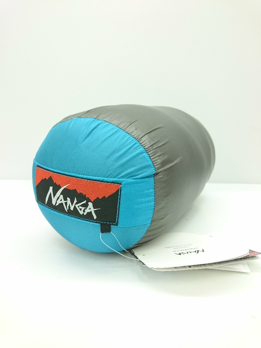 激安ブランド NANGA◆ナンガ シュラフ 寝袋 オーロラライト350DX ブルー マミー型シュラフ