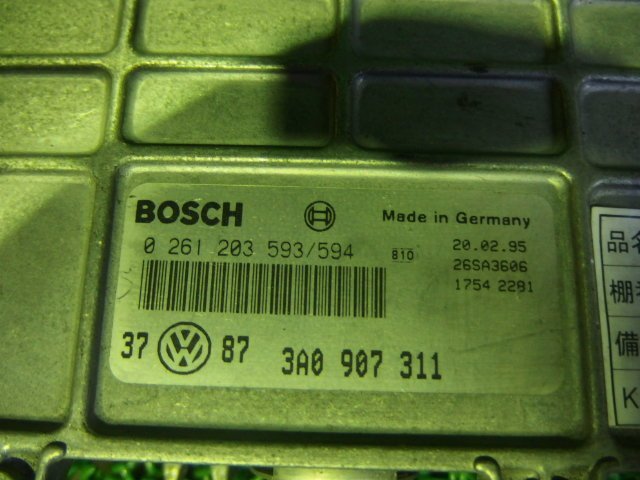 * VW Golf 3 1H 95 год 1HADZ компьютер двигателя -( наличие No:20076)