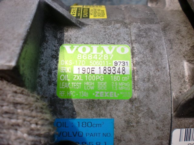 * Volvo V70 SB 02 year SB5234W AC compressor ( stock No:A12363) (5600)