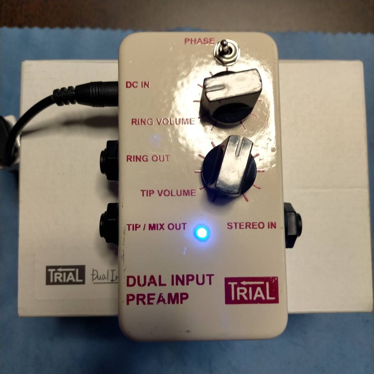 7930円 【最安値】 プリアンプ TRIAL dual input preamp