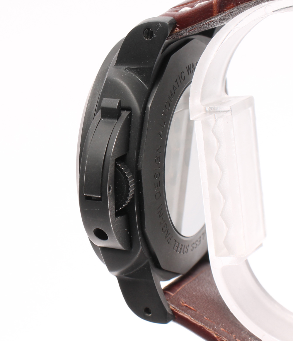 パガーニデザイン 腕時計 ミリタリーウォッチ 自動巻き ブラック PD-2716 メンズ PAGANI DESIGN_画像5