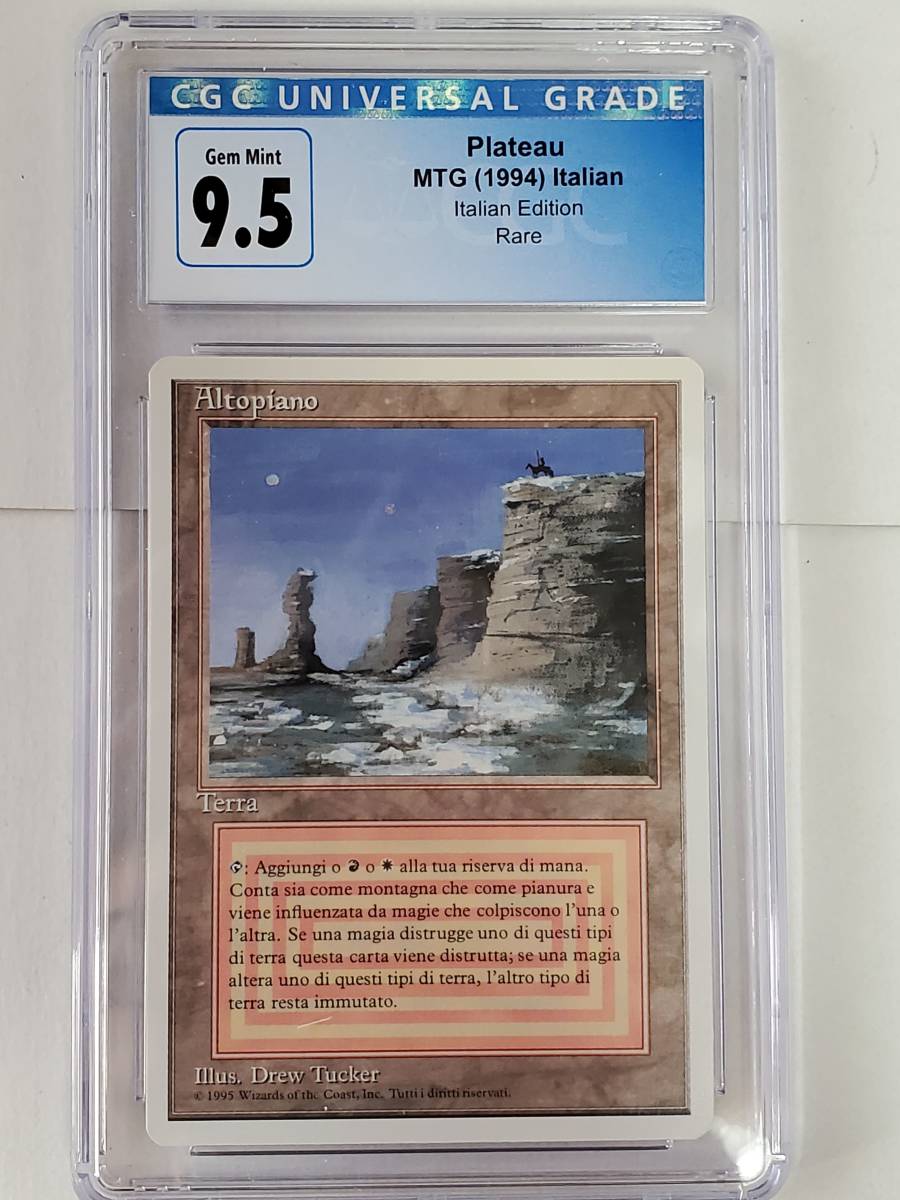 登場! ○MTG○ RV 9.5) CGC Plateau(伊語 土地 - in.kromedispense.com