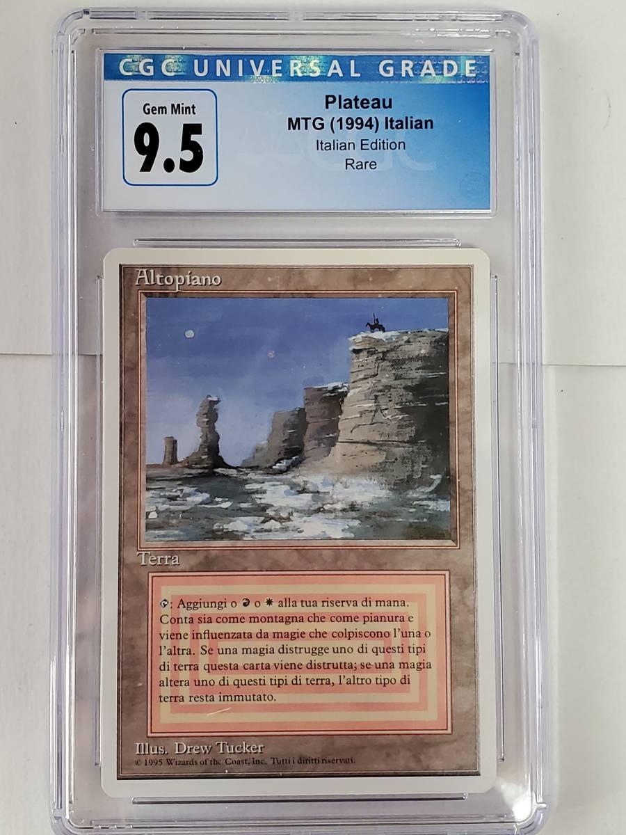 ●MTG● RV Plateau(伊語 CGC 9.5 GEM MINT)_画像1