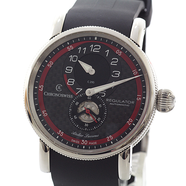 【税込?送料無料】 メンズ腕時計 クロノスイス CRONOSWISS レギュレーター 新品同様 グレーギョーシェ CH-8773-CARE クラシックカーボンレーサー クロノスイス