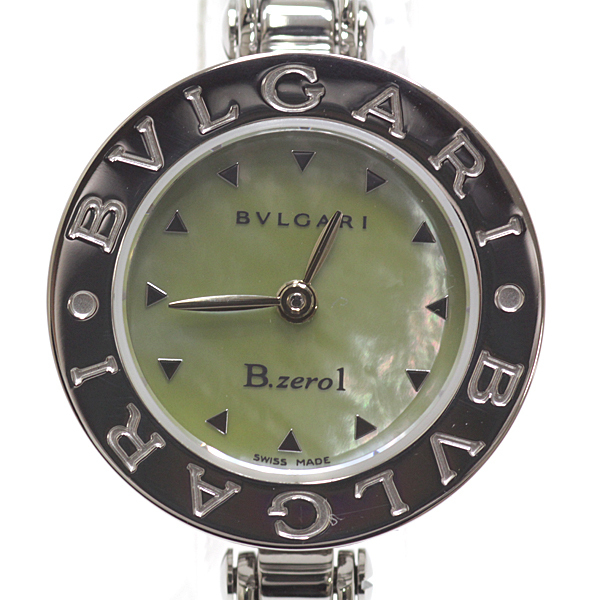 BVLGARI ブルガリ B-ZERO1 ビーゼロワン （訳ありセール バングルウォッチ 中古 BZ22S グリーンシェル文字盤 数量限定 クォーツ